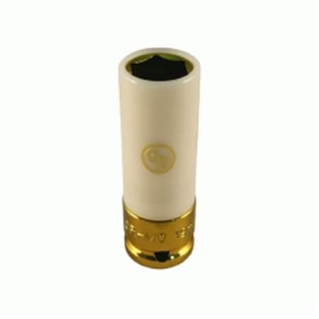 Tinkertools S422MWP 0.5 in. Drive 22 mm Thin Wall Wheel & Nut Socket TI1079601